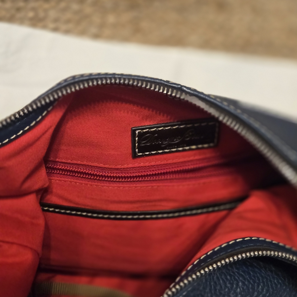 Dooney & Bourke Blue Leather Hobo Bag - Picture 4 of 4
